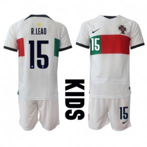 Portugal Rafael Leao #15 Udebanesæt Børn VM 2022 Kort ærmer (+ korte bukser)